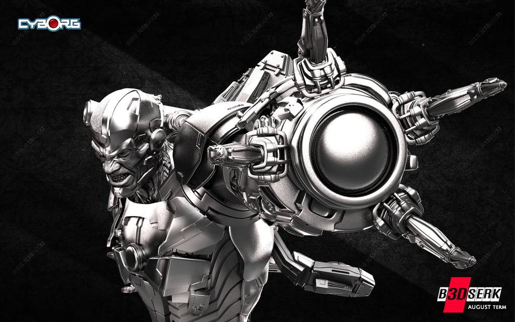 P站图纸印象馆 B3DSERK DC漫画 维克多·斯通 B3DSERK DC漫画 维克多·斯通