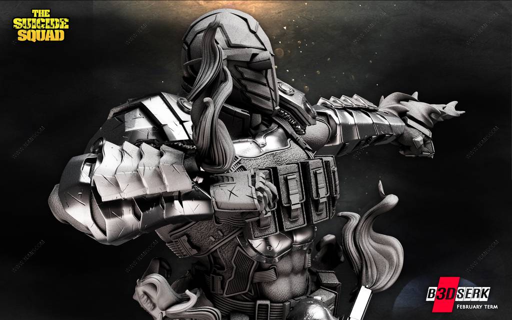 P站图纸印象馆 B3DSERK DC漫画 死亡射手 B3DSERK DC漫画 死亡射手