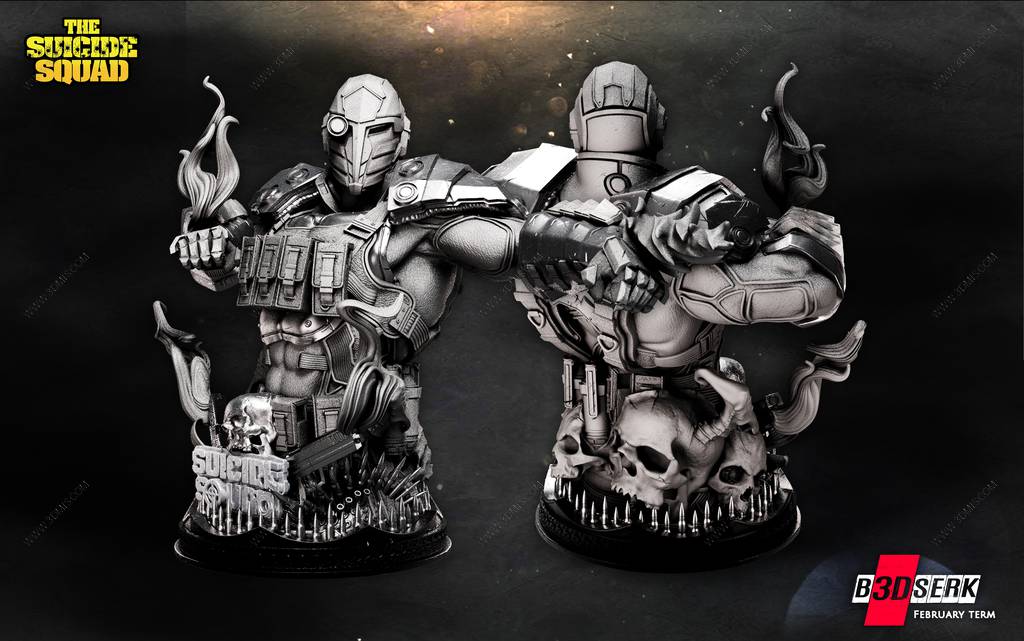 P站图纸印象馆 B3DSERK DC漫画 死亡射手 B3DSERK DC漫画 死亡射手