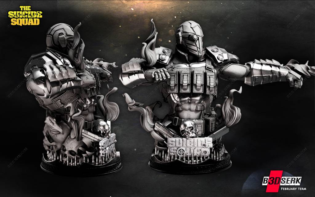 P站图纸印象馆 B3DSERK DC漫画 死亡射手 B3DSERK DC漫画 死亡射手