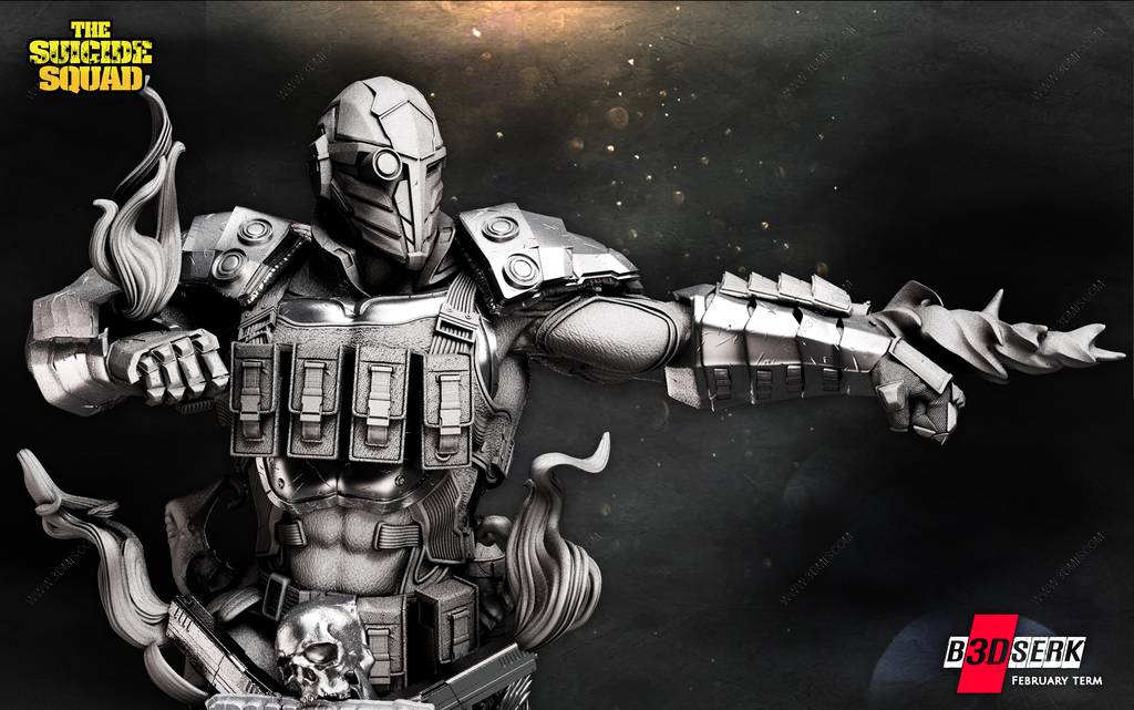 P站图纸印象馆 B3DSERK DC漫画 死亡射手 B3DSERK DC漫画 死亡射手