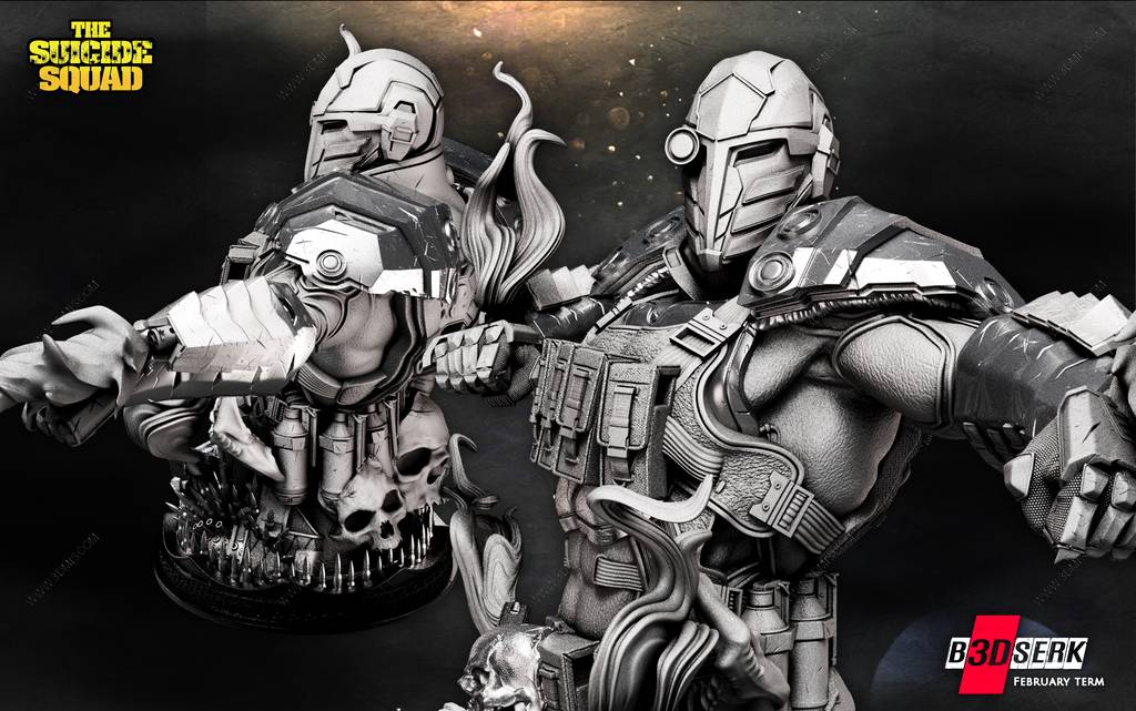 P站图纸印象馆 B3DSERK DC漫画 死亡射手 B3DSERK DC漫画 死亡射手