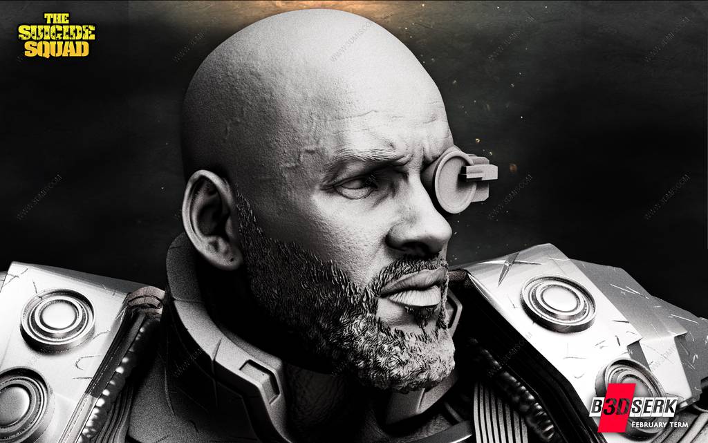 P站图纸印象馆 B3DSERK DC漫画 死亡射手 B3DSERK DC漫画 死亡射手