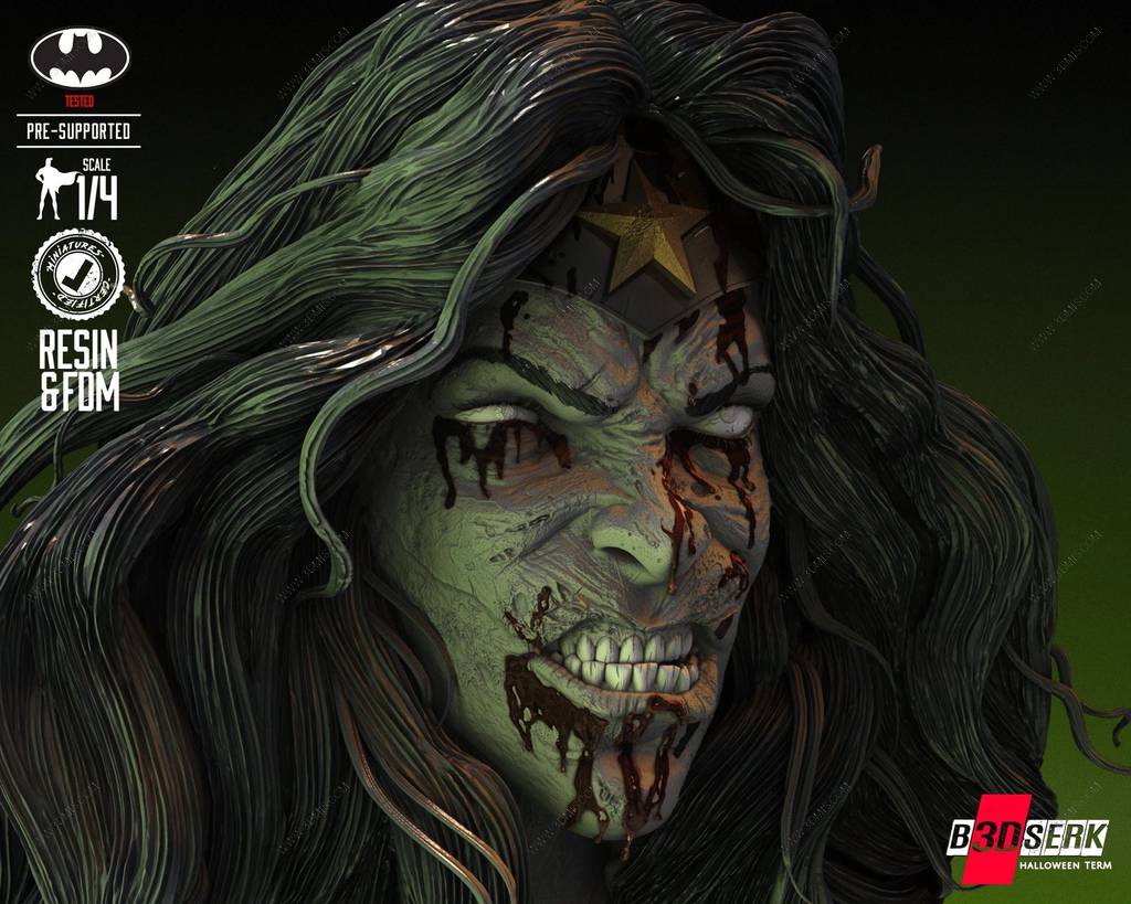 P站图纸印象馆 B3DSERK DC漫画 神奇女侠 B3DSERK DC漫画 神奇女侠