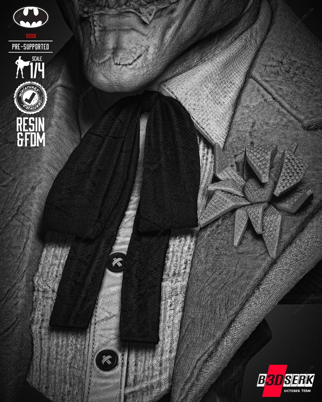 P站图纸印象馆 B3DSERK DC漫画 小丑 B3DSERK DC漫画 小丑