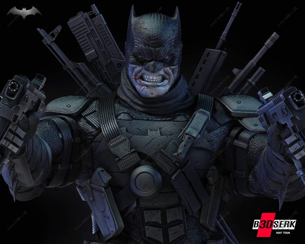 P站图纸印象馆 B3DSERK DC漫画 残酷骑士 B3DSERK DC漫画 残酷骑士