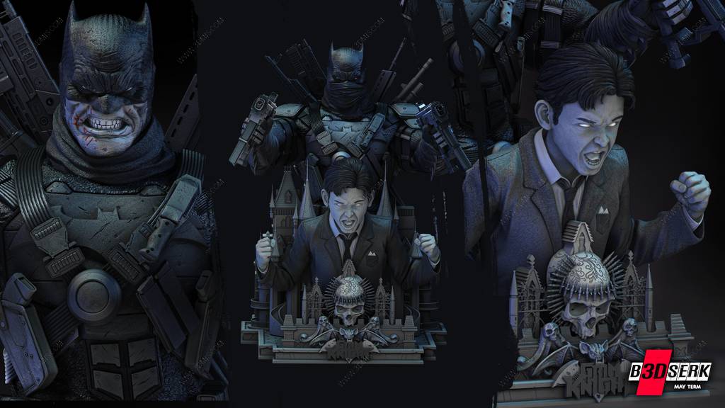 P站图纸印象馆 B3DSERK DC漫画 残酷骑士 B3DSERK DC漫画 残酷骑士