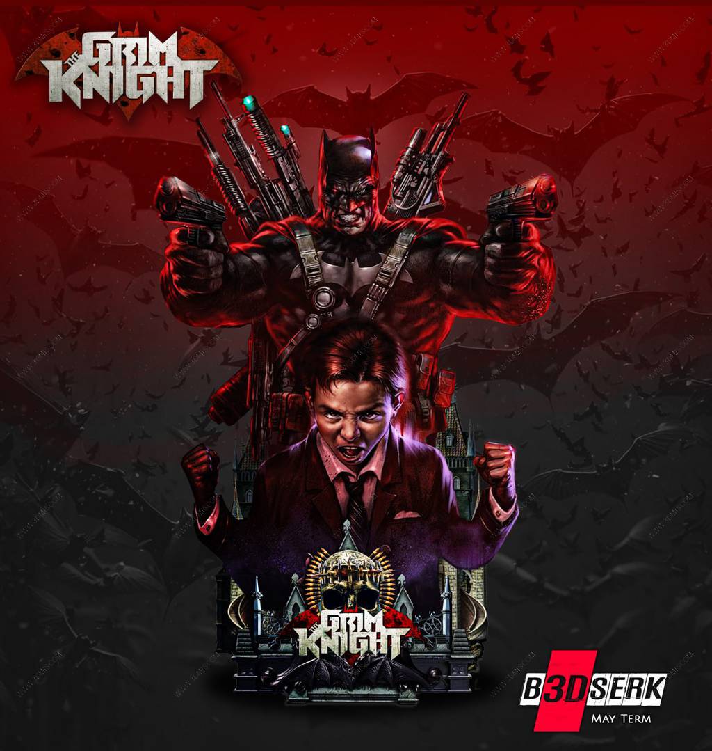 P站图纸印象馆 B3DSERK DC漫画 残酷骑士 B3DSERK DC漫画 残酷骑士