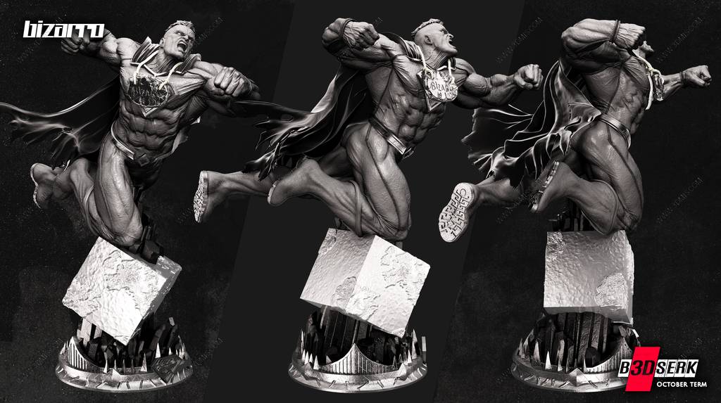 P站图纸印象馆 B3DSERK DC漫画 比扎罗 B3DSERK DC漫画 比扎罗