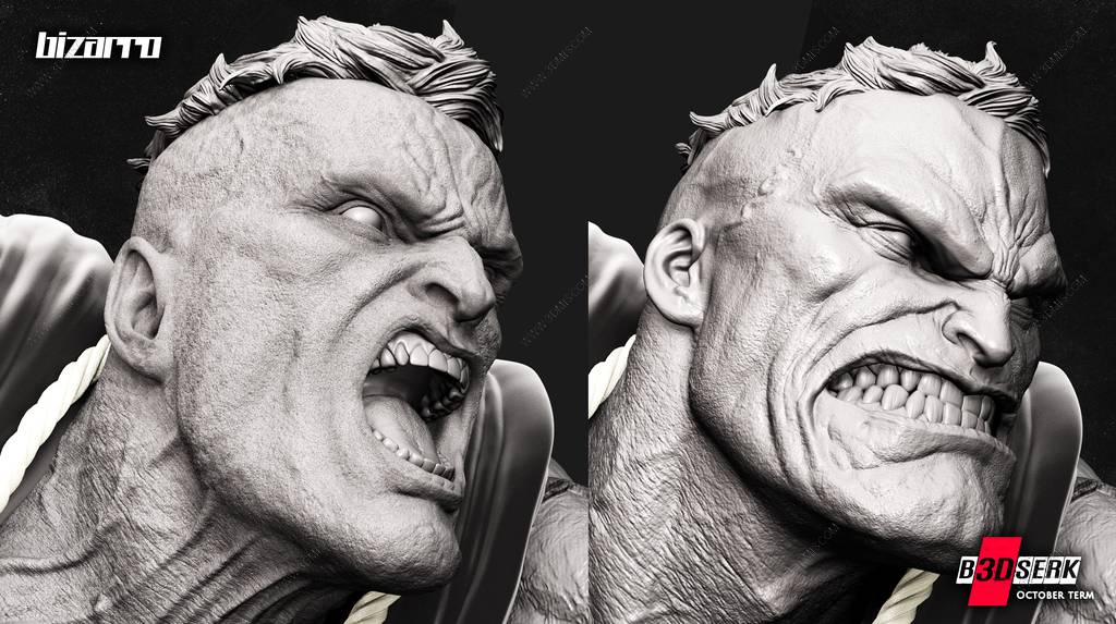 P站图纸印象馆 B3DSERK DC漫画 比扎罗 B3DSERK DC漫画 比扎罗