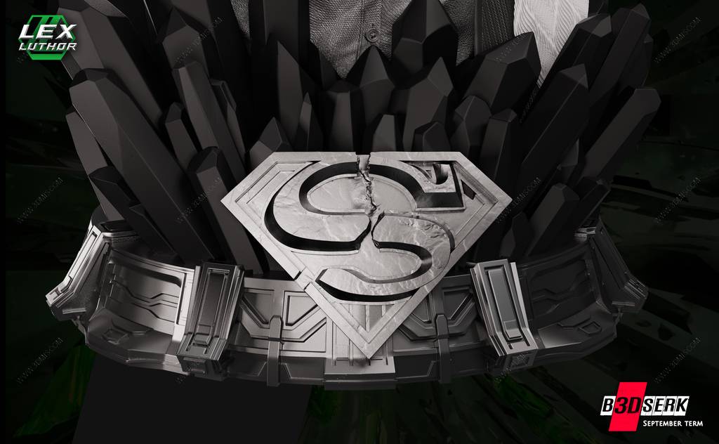 P站图纸印象馆 B3DSERK DC漫画 莱克斯·卢瑟 B3DSERK DC漫画 莱克斯·卢瑟