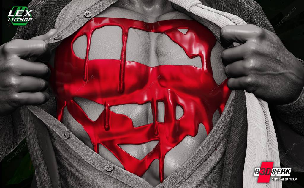 P站图纸印象馆 B3DSERK DC漫画 莱克斯·卢瑟 B3DSERK DC漫画 莱克斯·卢瑟