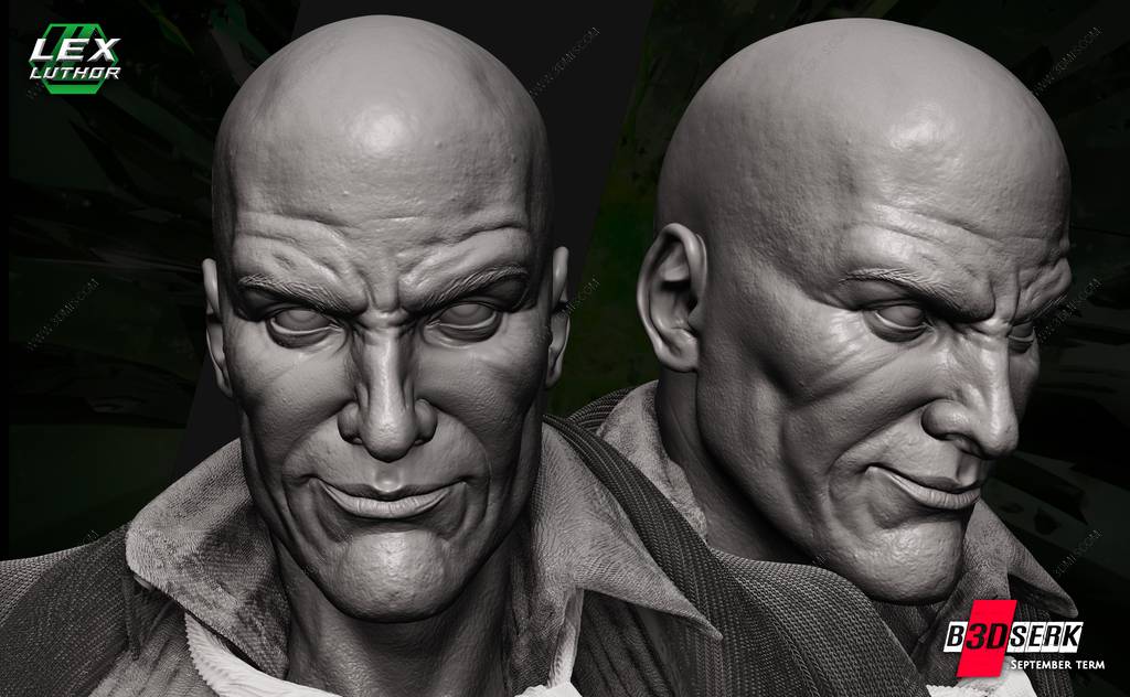 P站图纸印象馆 B3DSERK DC漫画 莱克斯·卢瑟 B3DSERK DC漫画 莱克斯·卢瑟