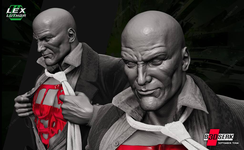 P站图纸印象馆 B3DSERK DC漫画 莱克斯·卢瑟 B3DSERK DC漫画 莱克斯·卢瑟