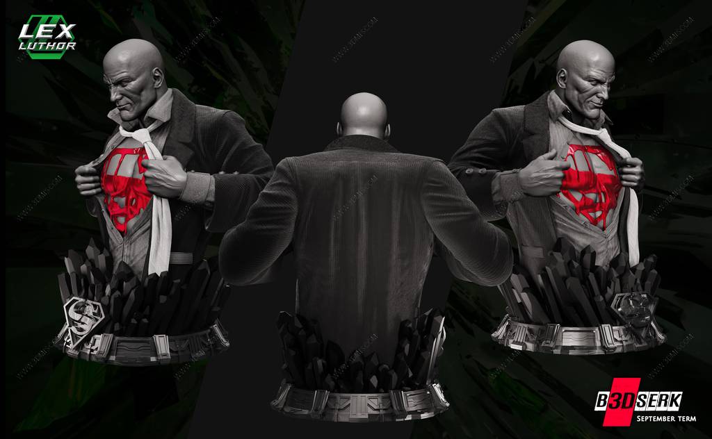 P站图纸印象馆 B3DSERK DC漫画 莱克斯·卢瑟 B3DSERK DC漫画 莱克斯·卢瑟