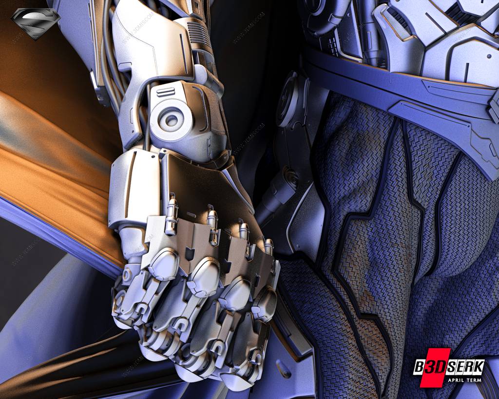 P站图纸印象馆 B3DSERK DC漫画 机械超人 B3DSERK DC漫画 机械超人