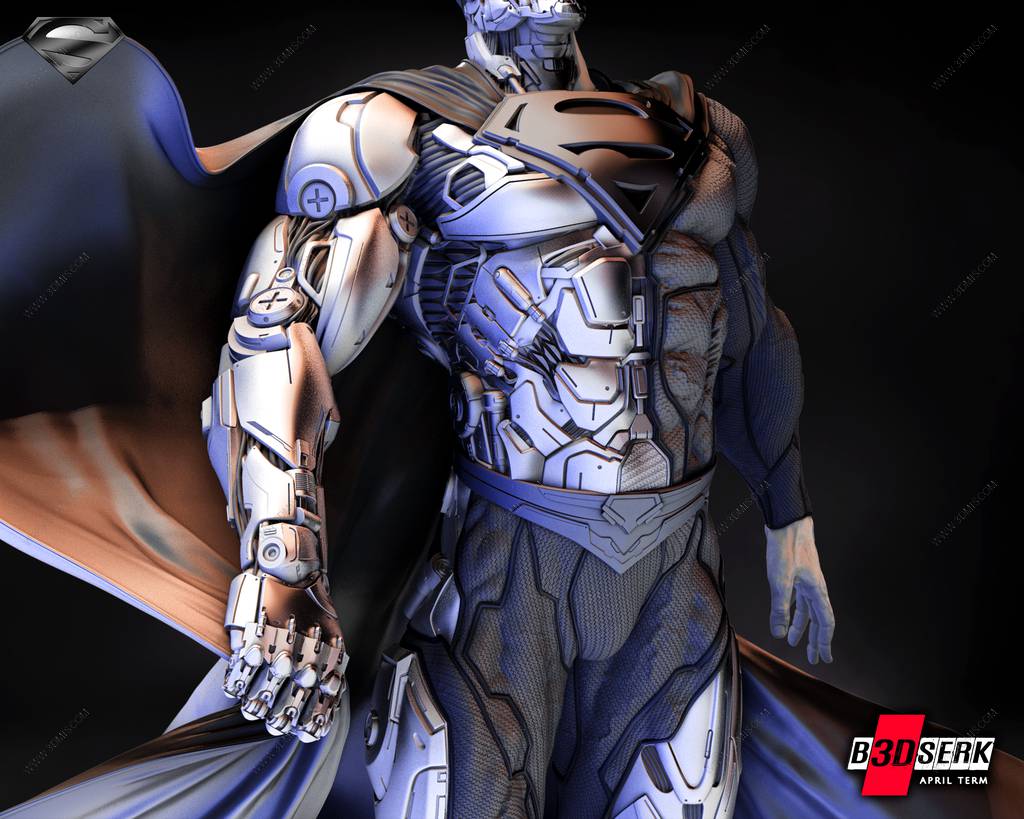 P站图纸印象馆 B3DSERK DC漫画 机械超人 B3DSERK DC漫画 机械超人