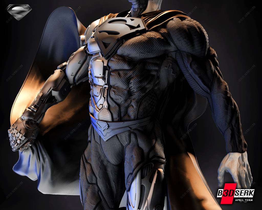 P站图纸印象馆 B3DSERK DC漫画 机械超人 B3DSERK DC漫画 机械超人