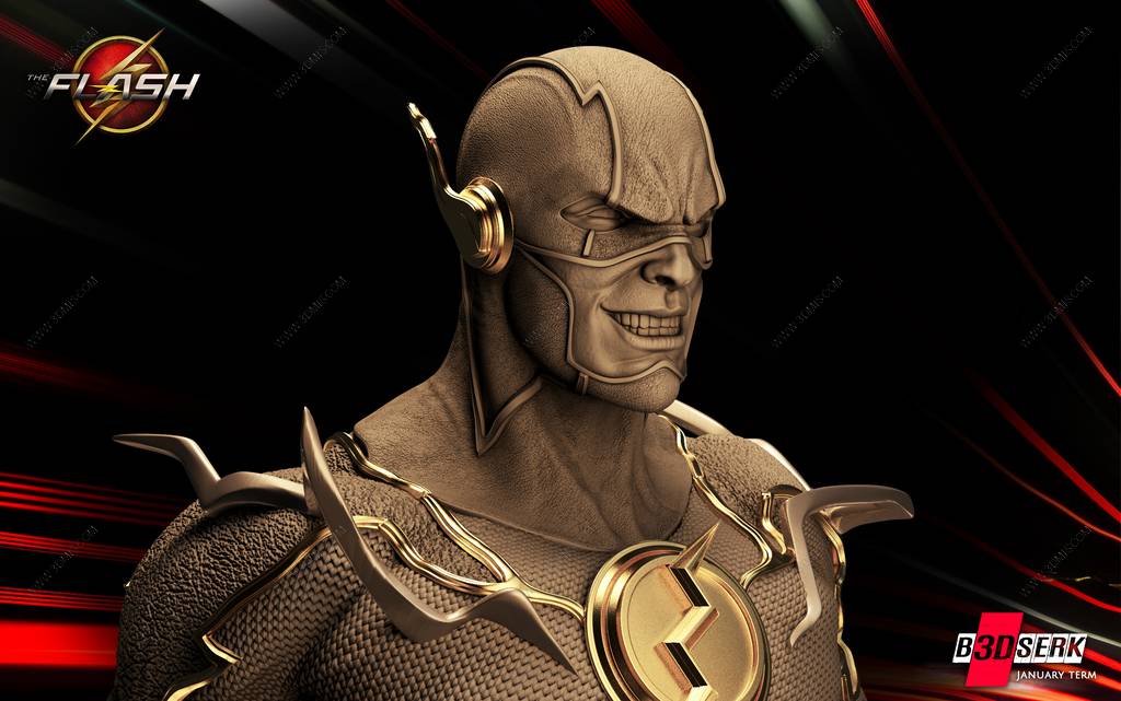 P站图纸印象馆 B3DSERK DC漫画 闪电侠 B3DSERK DC漫画 闪电侠