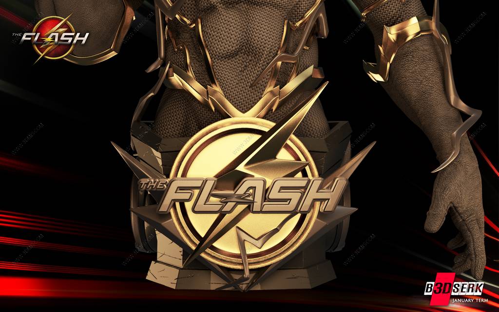 P站图纸印象馆 B3DSERK DC漫画 闪电侠 B3DSERK DC漫画 闪电侠