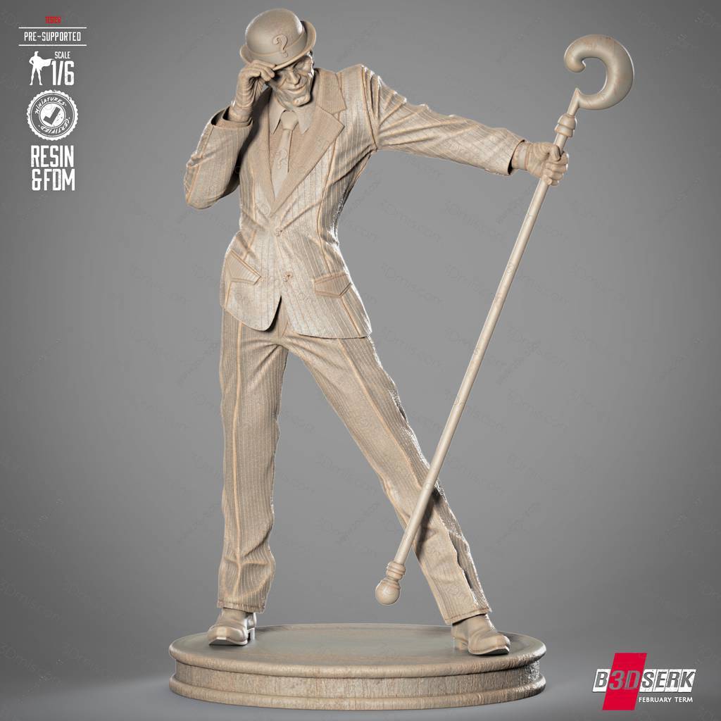 P站图纸印象馆 B3DSERK DC漫画 谜语人 B3DSERK DC漫画 谜语人