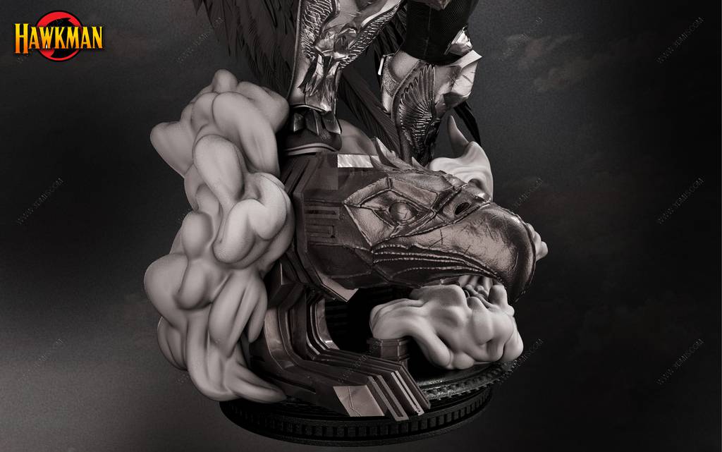 P站图纸印象馆 B3DSERK DC漫画 鹰侠 B3DSERK DC漫画 鹰侠