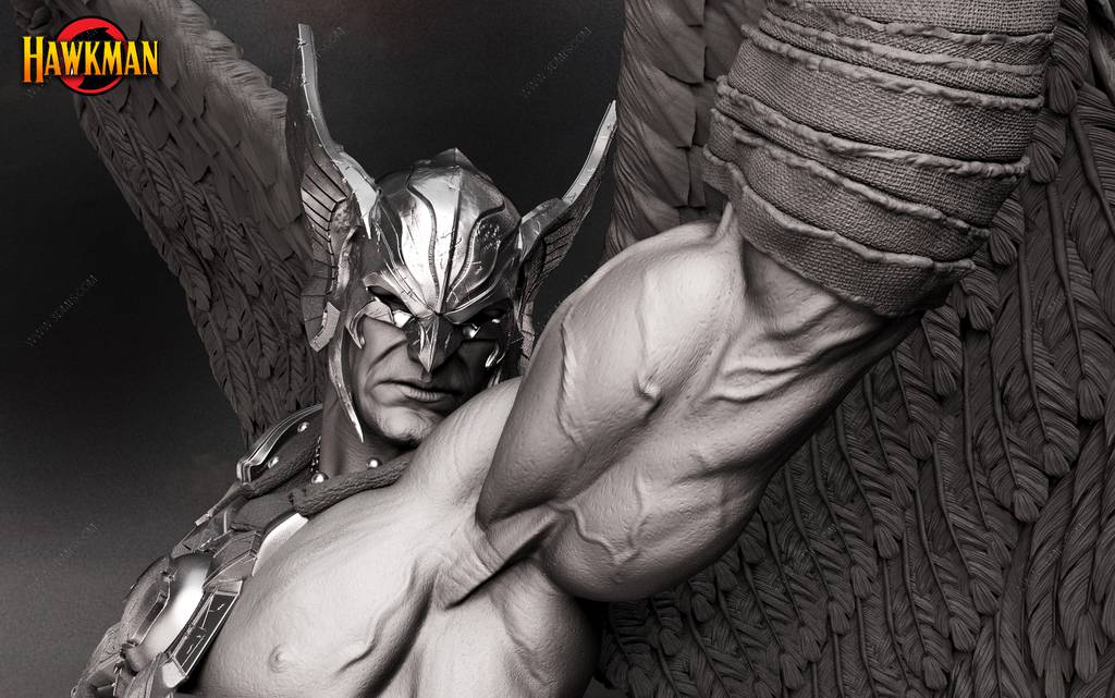 P站图纸印象馆 B3DSERK DC漫画 鹰侠 B3DSERK DC漫画 鹰侠