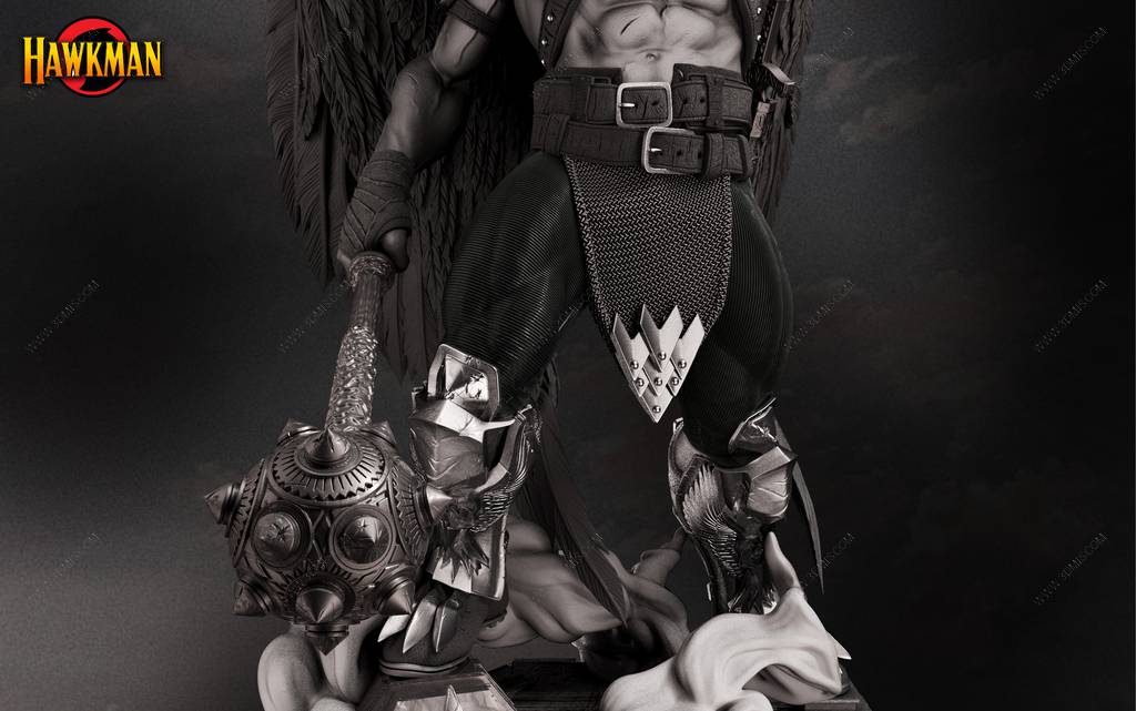 P站图纸印象馆 B3DSERK DC漫画 鹰侠 B3DSERK DC漫画 鹰侠