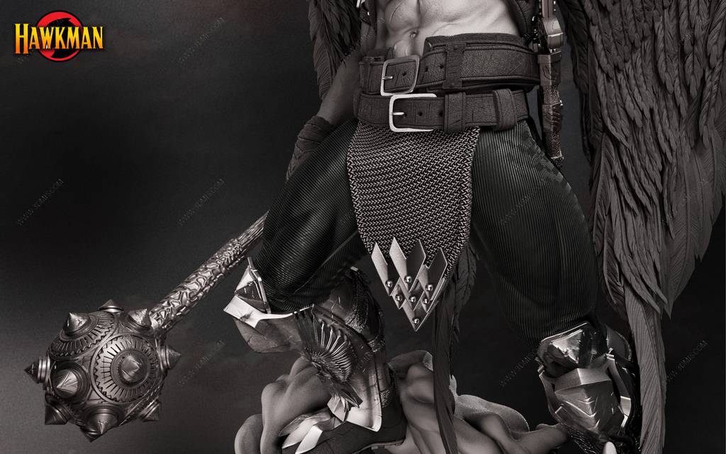 P站图纸印象馆 B3DSERK DC漫画 鹰侠 B3DSERK DC漫画 鹰侠