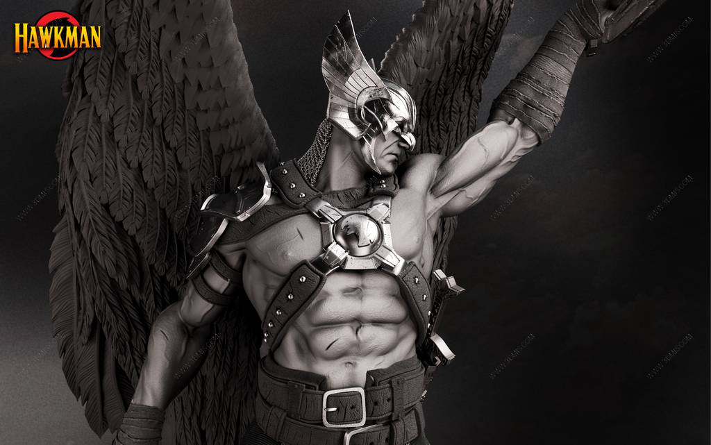 P站图纸印象馆 B3DSERK DC漫画 鹰侠 B3DSERK DC漫画 鹰侠