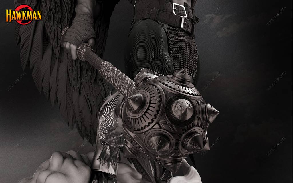 P站图纸印象馆 B3DSERK DC漫画 鹰侠 B3DSERK DC漫画 鹰侠