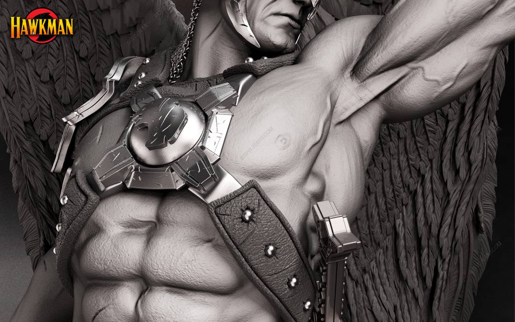 P站图纸印象馆 B3DSERK DC漫画 鹰侠 B3DSERK DC漫画 鹰侠