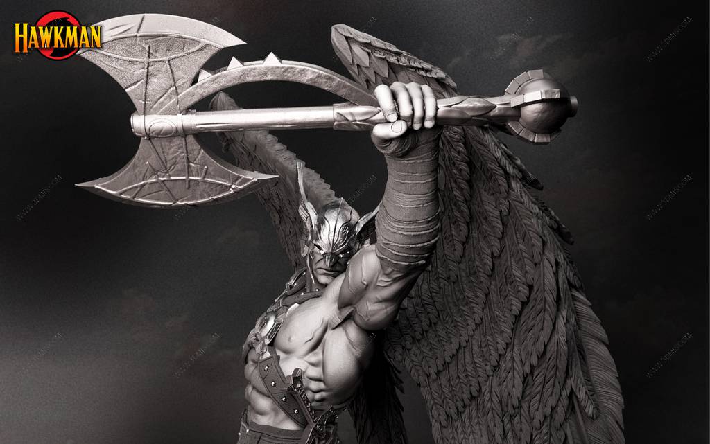 P站图纸印象馆 B3DSERK DC漫画 鹰侠 B3DSERK DC漫画 鹰侠