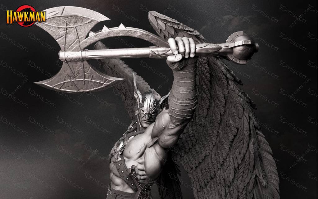 P站图纸印象馆 B3DSERK DC漫画 鹰侠 B3DSERK DC漫画 鹰侠