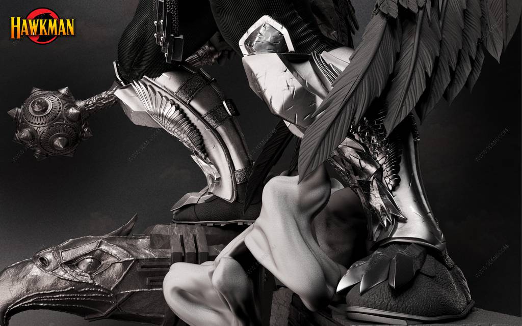 P站图纸印象馆 B3DSERK DC漫画 鹰侠 B3DSERK DC漫画 鹰侠