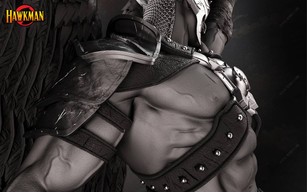 P站图纸印象馆 B3DSERK DC漫画 鹰侠 B3DSERK DC漫画 鹰侠