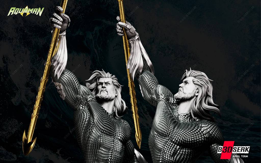 P站图纸印象馆 B3DSERK DC漫画 海王 B3DSERK DC漫画 海王