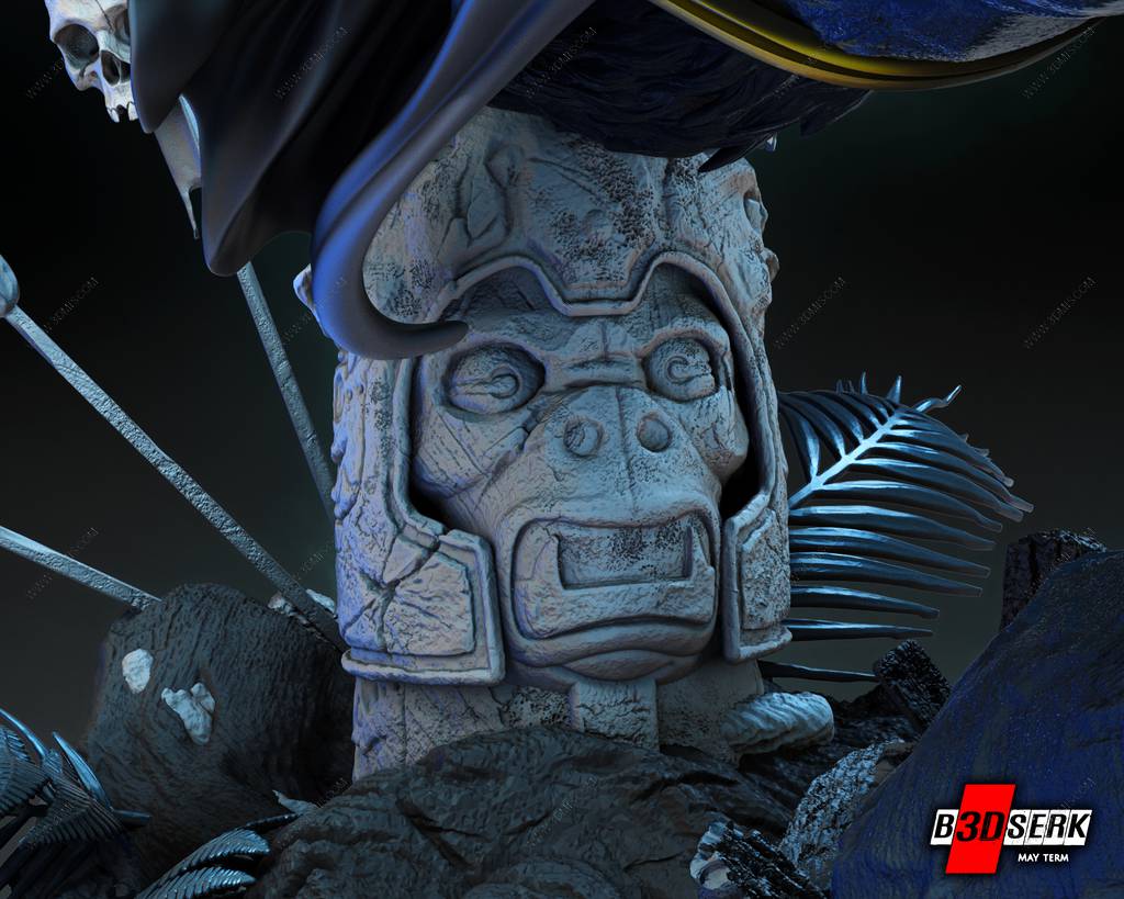 P站图纸印象馆 B3DSERK DC漫画 大猩猩格鲁德 B3DSERK DC漫画 大猩猩格鲁德