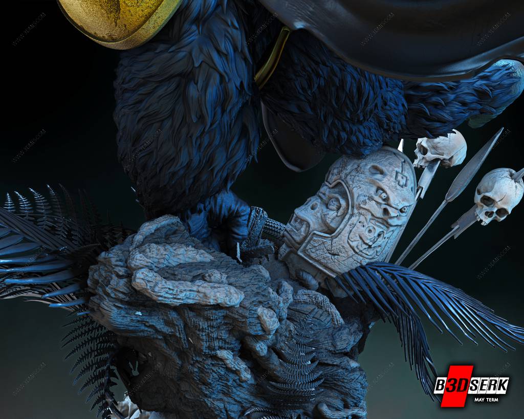 P站图纸印象馆 B3DSERK DC漫画 大猩猩格鲁德 B3DSERK DC漫画 大猩猩格鲁德