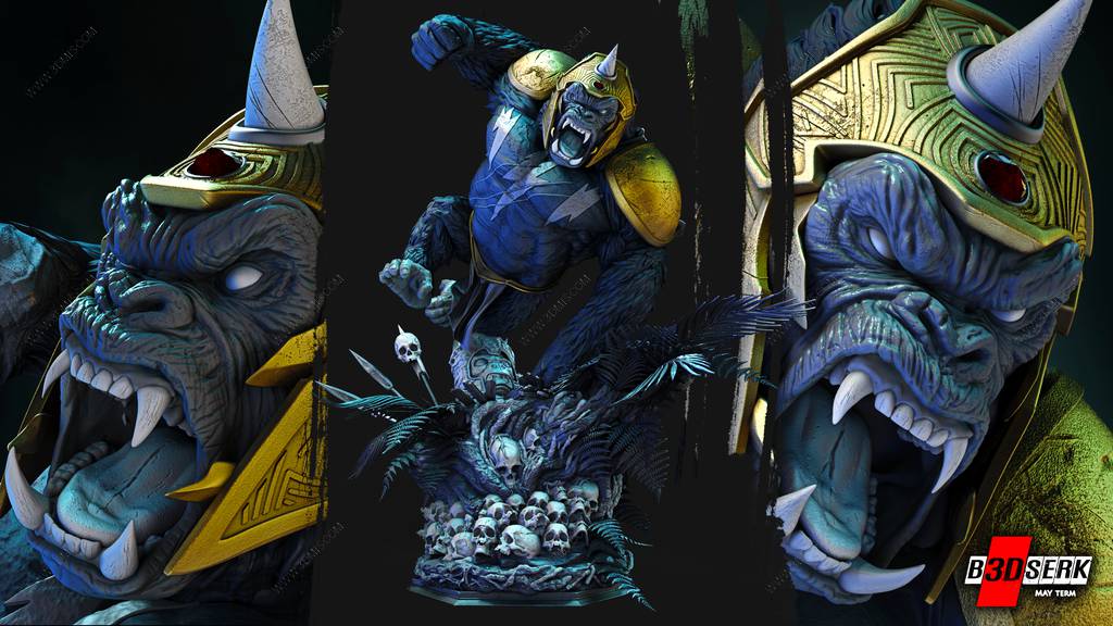 P站图纸印象馆 B3DSERK DC漫画 大猩猩格鲁德 B3DSERK DC漫画 大猩猩格鲁德