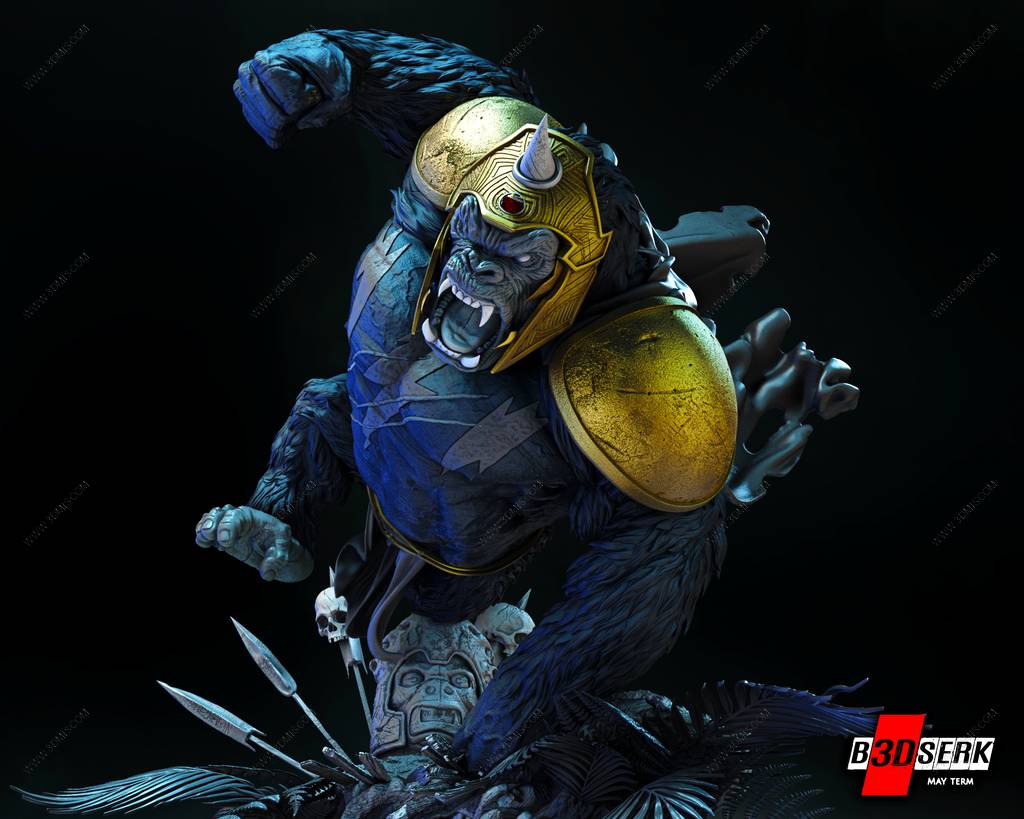 P站图纸印象馆 B3DSERK DC漫画 大猩猩格鲁德 B3DSERK DC漫画 大猩猩格鲁德