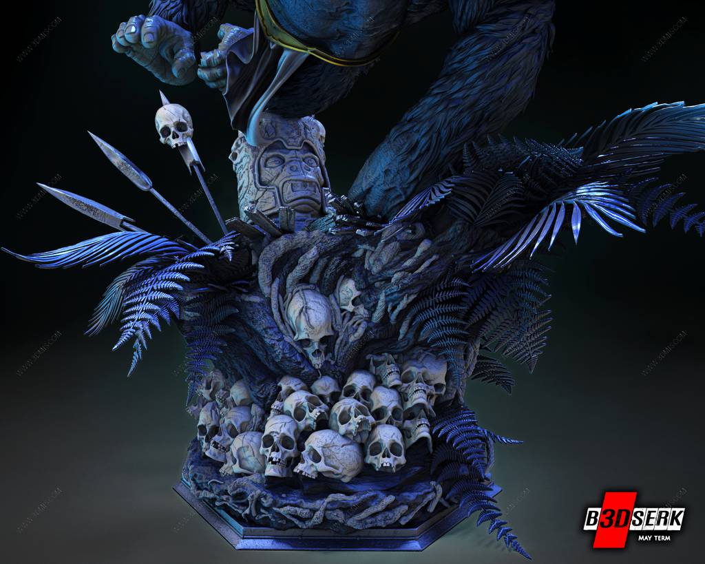 P站图纸印象馆 B3DSERK DC漫画 大猩猩格鲁德 B3DSERK DC漫画 大猩猩格鲁德