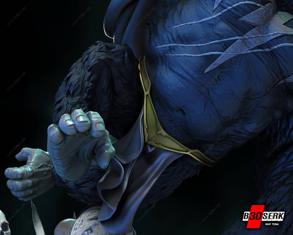 P站图纸印象馆 B3DSERK DC漫画 大猩猩格鲁德 B3DSERK DC漫画 大猩猩格鲁德