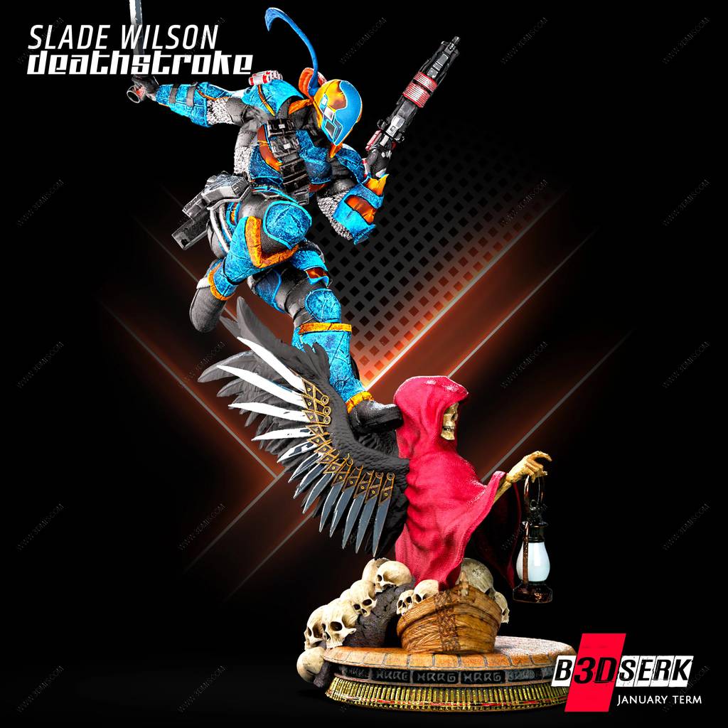 P站图纸印象馆 B3DSERK DC漫画 斯莱德·约瑟夫·威尔逊 B3DSERK DC漫画 斯莱德·约瑟夫·威尔逊