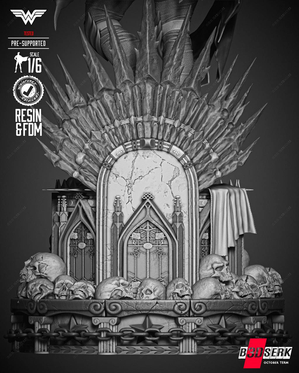 P站图纸印象馆 B3DSERK DC漫画 神奇女侠 B3DSERK DC漫画 神奇女侠