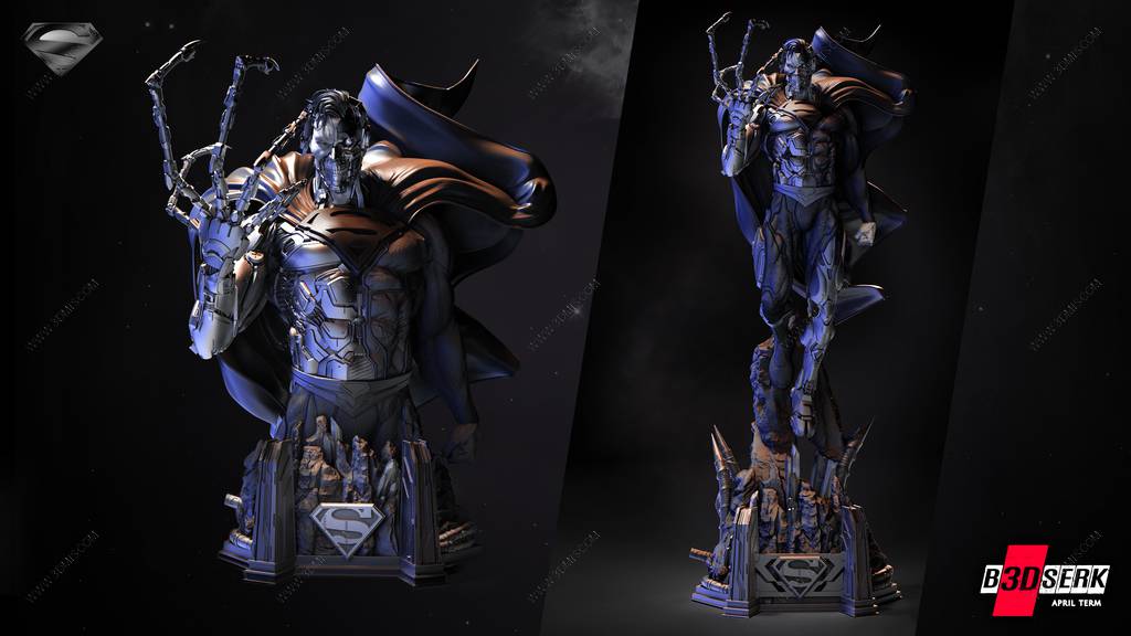 P站图纸印象馆 B3DSERK DC漫画 机械超人 B3DSERK DC漫画 机械超人