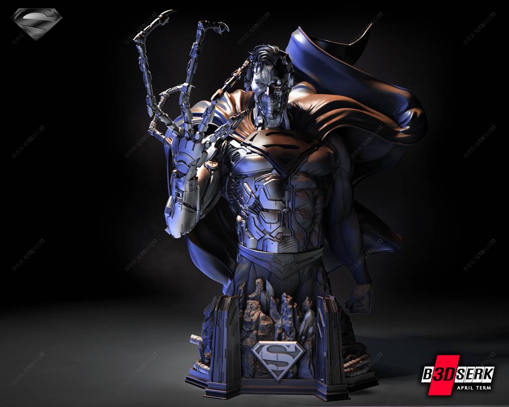 P站图纸印象馆 B3DSERK DC漫画 机械超人 B3DSERK DC漫画 机械超人