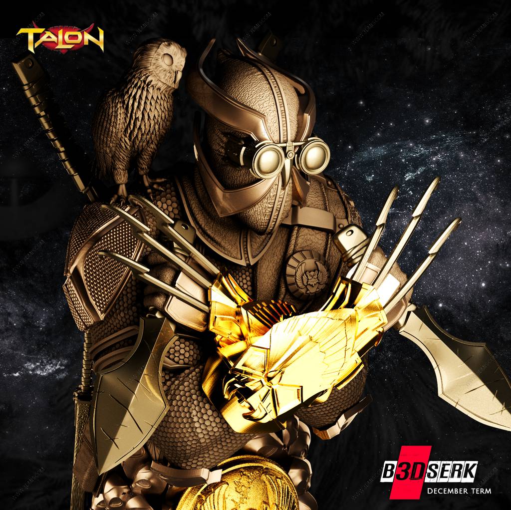 P站图纸印象馆 B3DSERK DC漫画 利爪 B3DSERK DC漫画 利爪