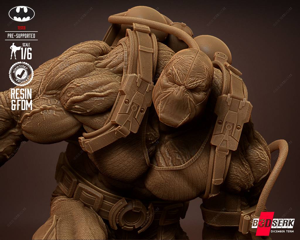 P站图纸印象馆 B3DSERK DC漫画 贝恩 B3DSERK DC漫画 贝恩