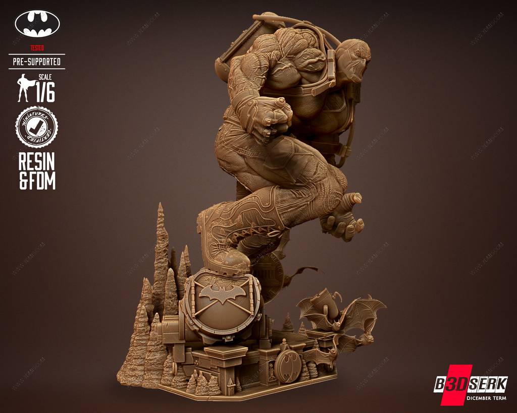 P站图纸印象馆 B3DSERK DC漫画 贝恩 B3DSERK DC漫画 贝恩